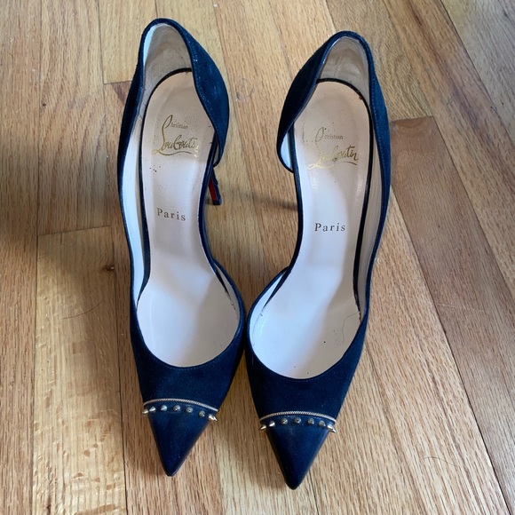 Christian Louboutin Shoes - Beautiful gold studded red bottoms